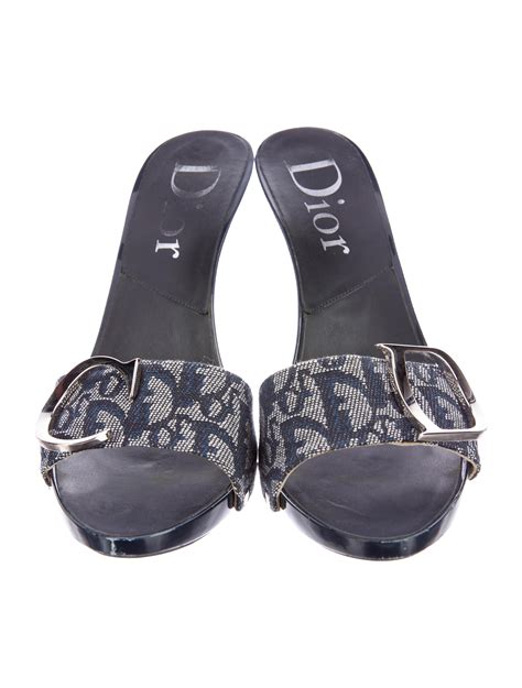 christian dior women slides|christian dior sandals with strap.